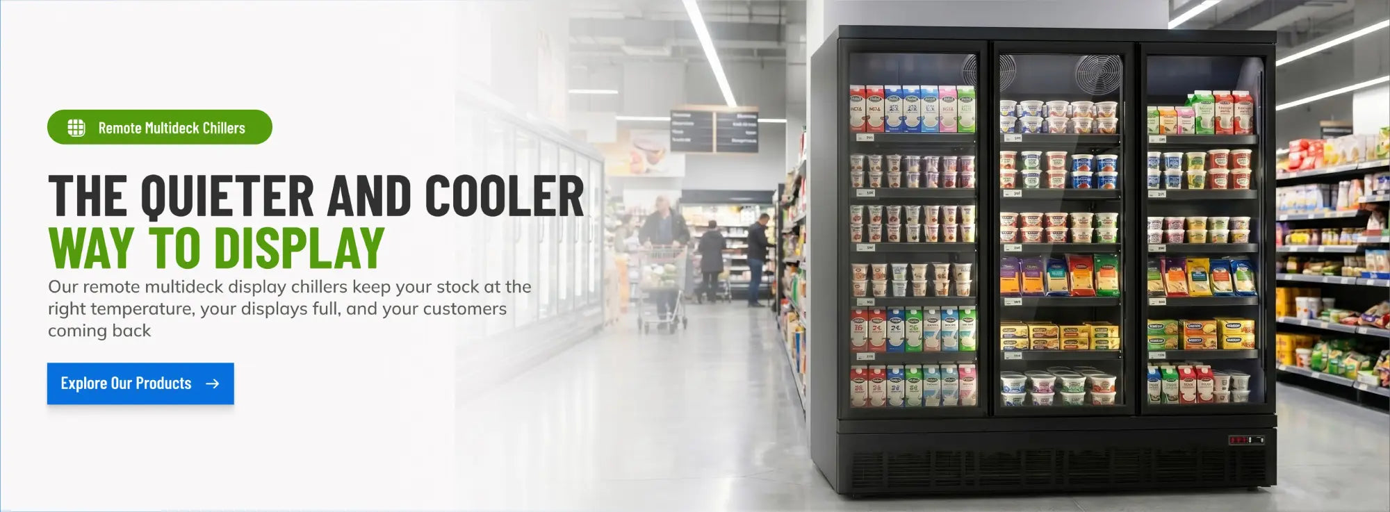 Remote multideck chillers