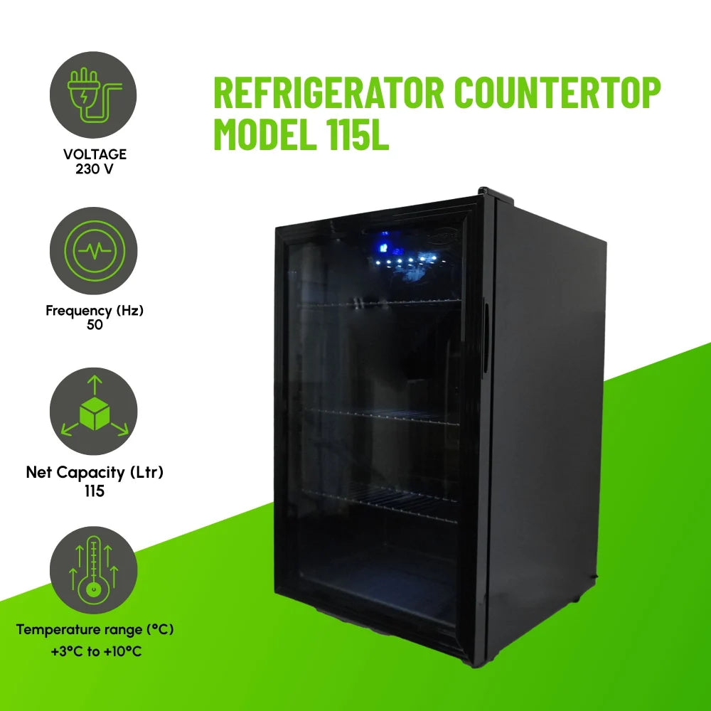 Refrigerator Countertop Model 115L for Coffee Bars