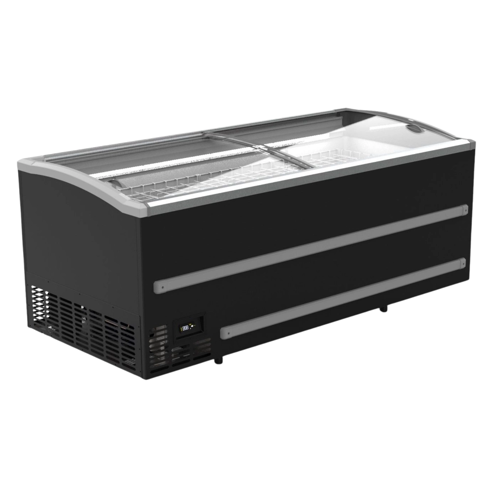 Black Supermarket Chest Freezer 2500 Manual Defrost