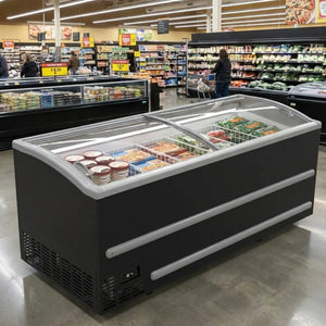 Black Supermarket Chest Freezer 2500 Manual Defrost