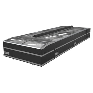 Combisteel Black Supermarket Chest Freezer 2500 Automatic Defrost
