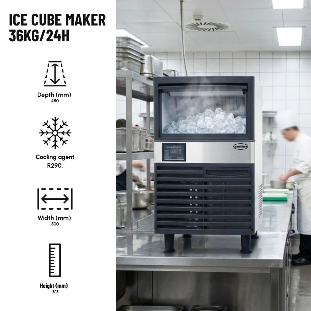 Ice Cube Maker 36kg/24h