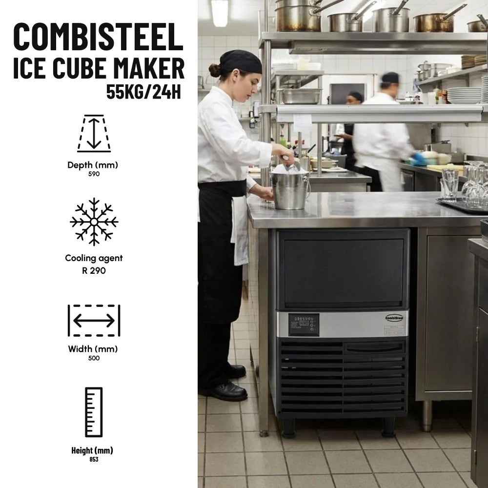 Ice Cube Maker 55kg/24h Air-Cooled