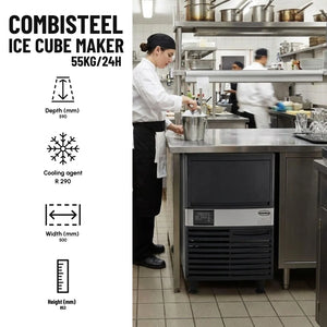 Ice Cube Maker 55kg/24h Air-Cooled