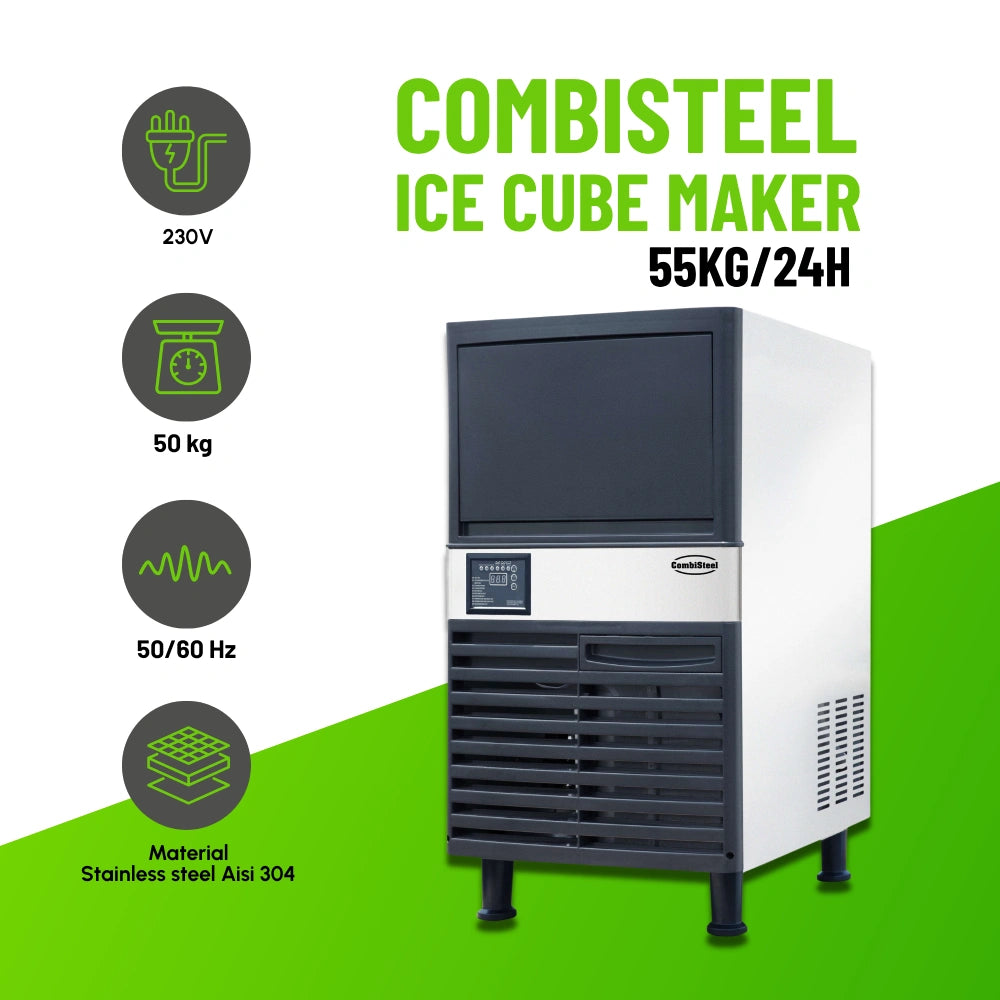 Ice Cube Maker 55kg/24h Air-Cooled