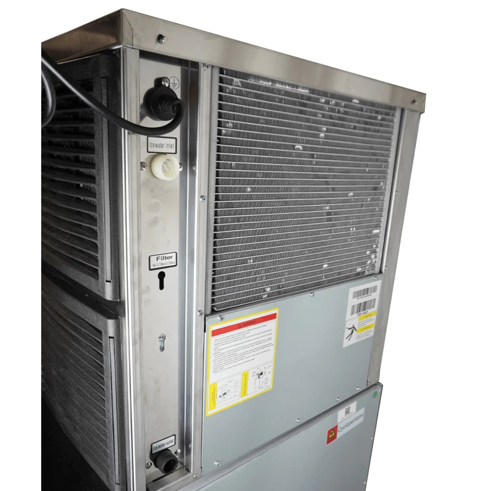 Stainless Steel Ice Cube Maker 160kg/24h