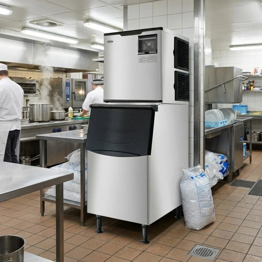 Stainless Steel Ice Cube Maker 225kg/24h