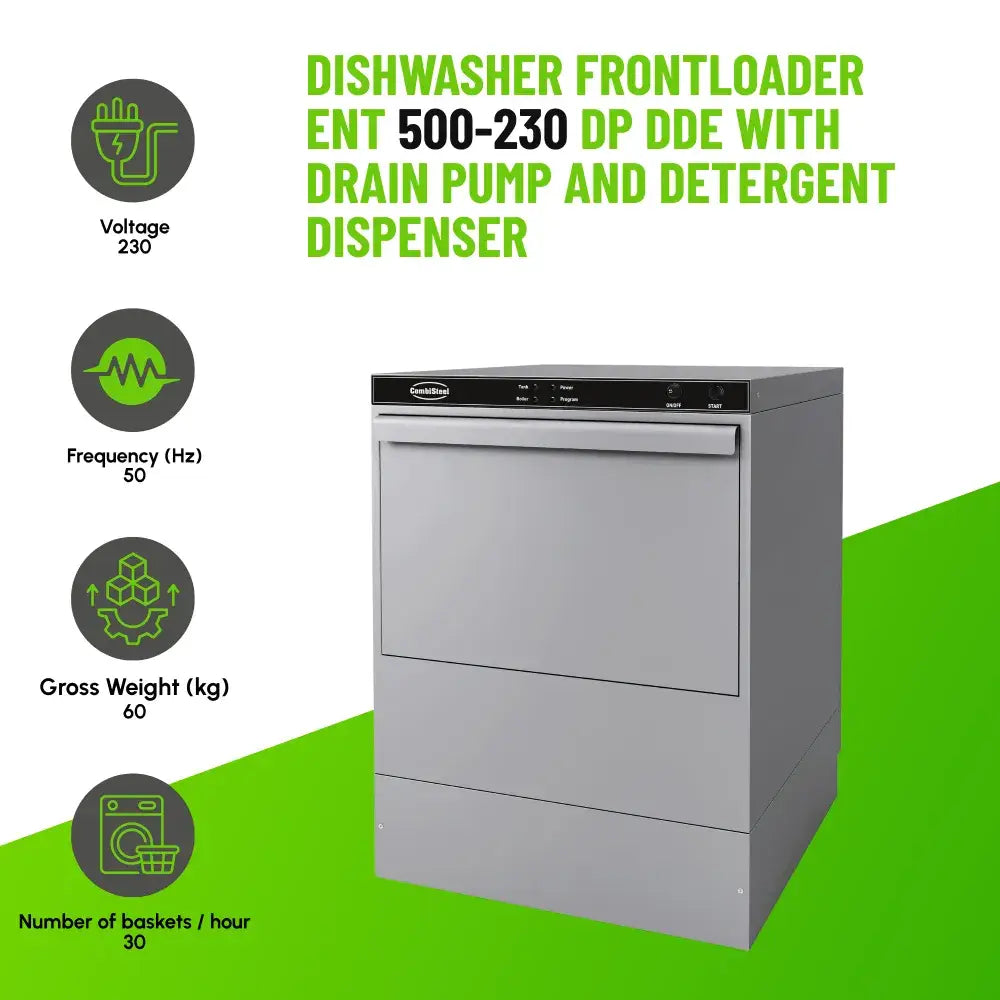 Dishwasher Frontloader ENT 500-230 DP DDE
