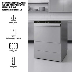 Dishwasher Frontloader ENT 500-230 DP DDE