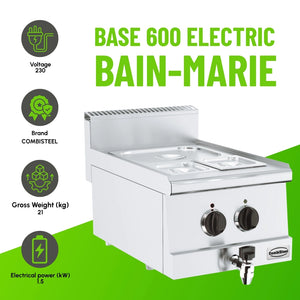 Base 600 Electric Bain-Marie Tabletop