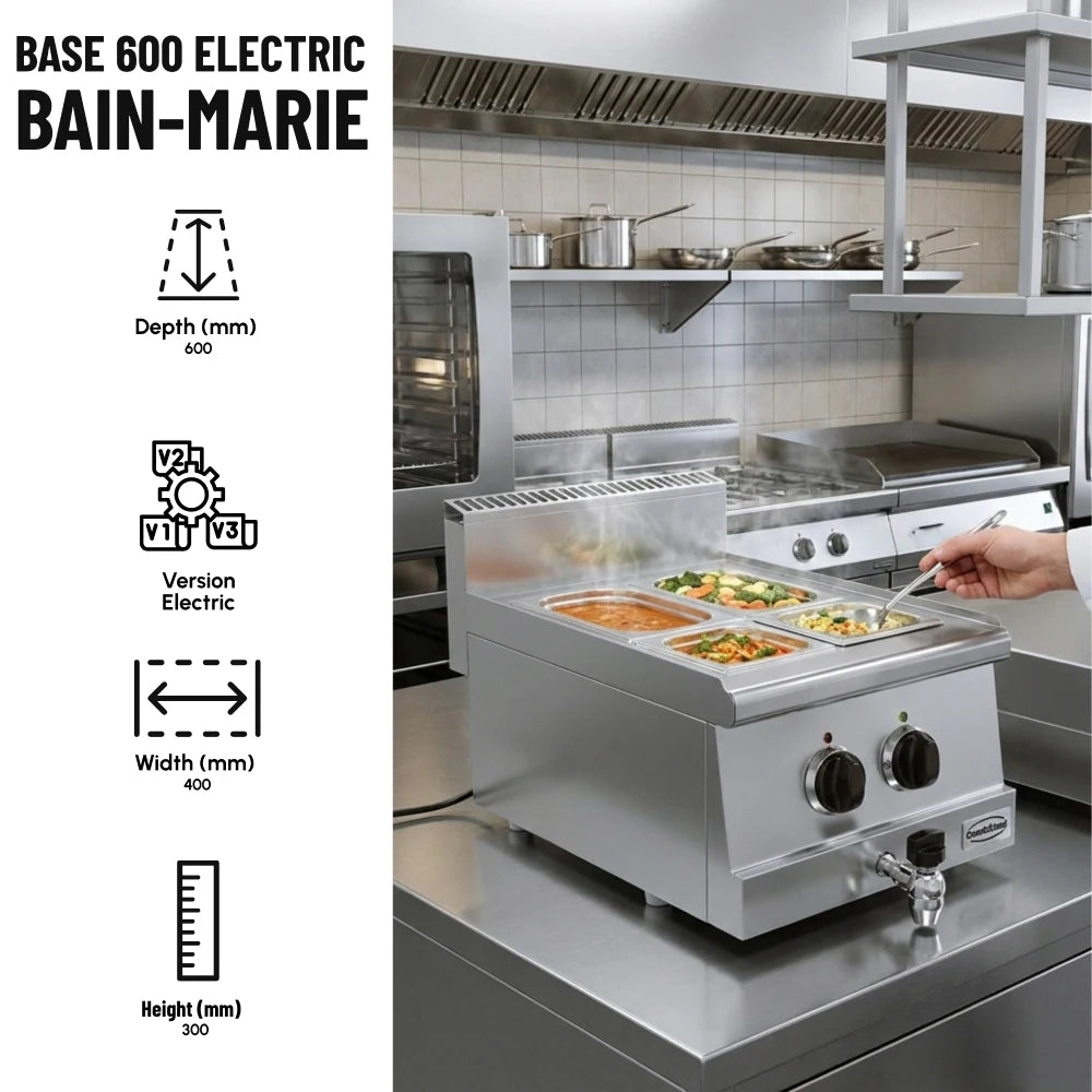 Base 600 Electric Bain-Marie Tabletop