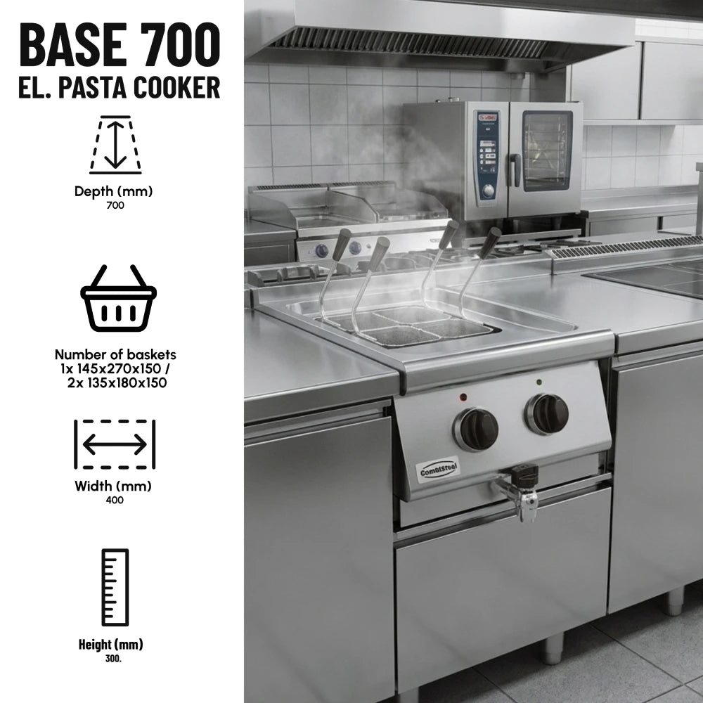 Base 700 Electric Pasta Cooker Tabletop