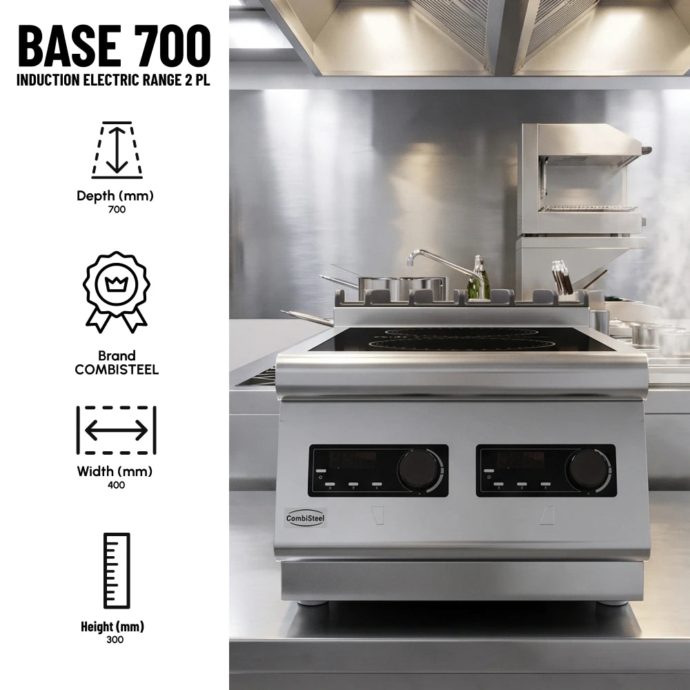 Base 700 Induction Electric Range 2 PL Tabletop