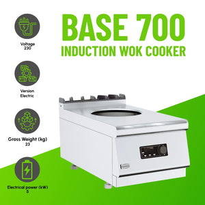 Base 700 Induction Wok Cooker