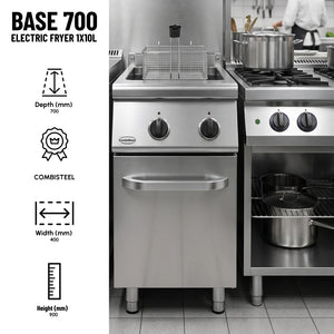 BASE 700 Electric Fryer 10L Compact