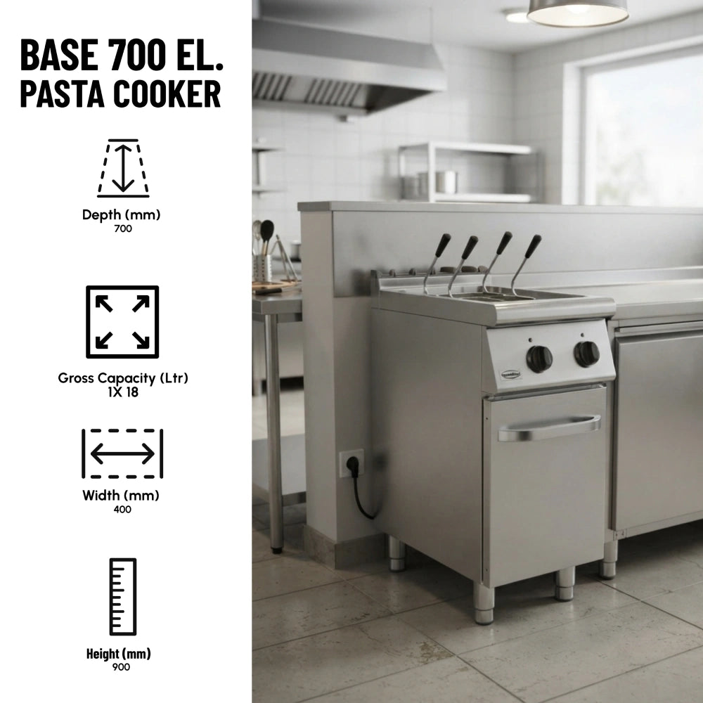 Base 700 Electric Pasta Cooker Freestanding