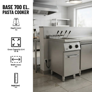 Base 700 Electric Pasta Cooker Freestanding