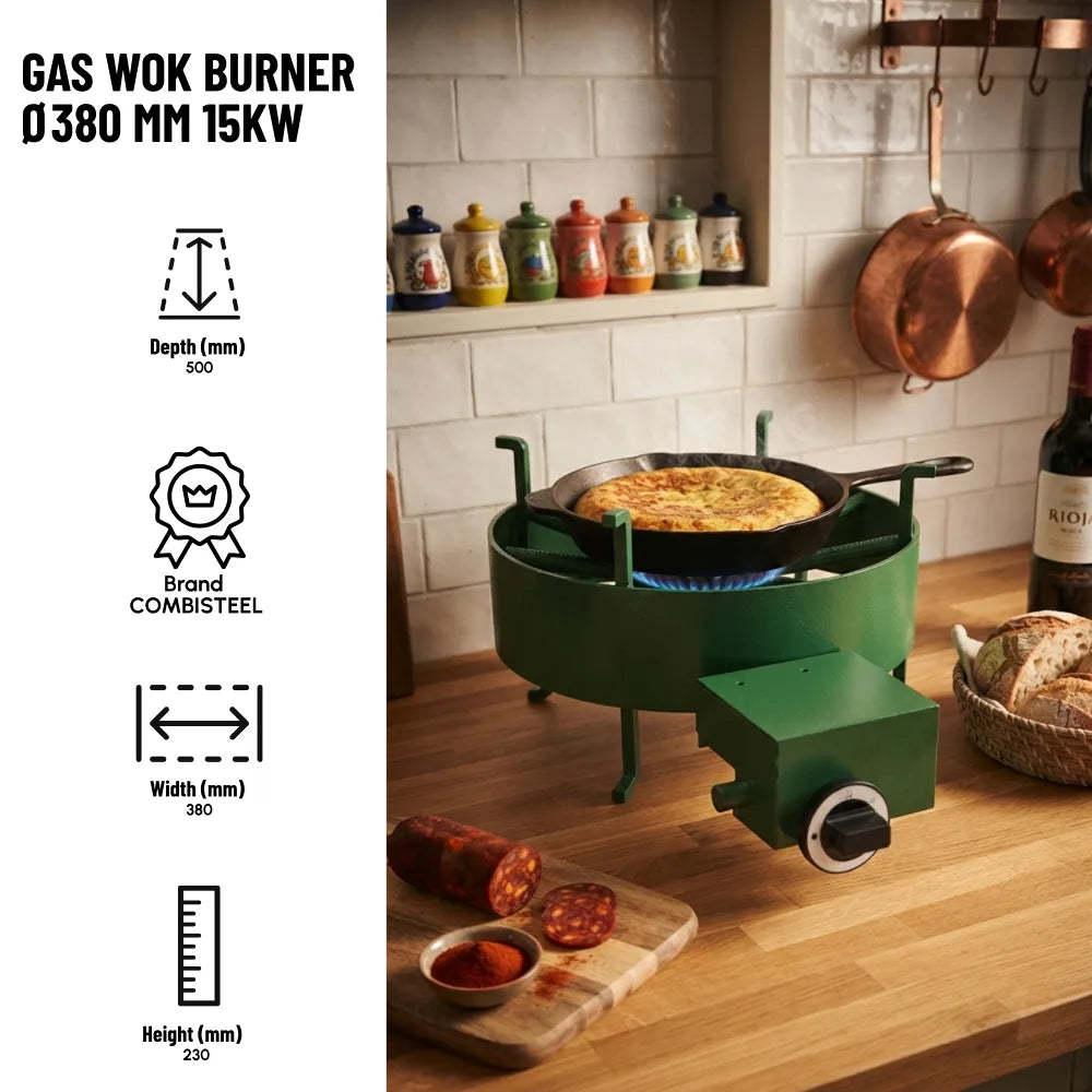 Gas Wok Burner 350mm 11kW