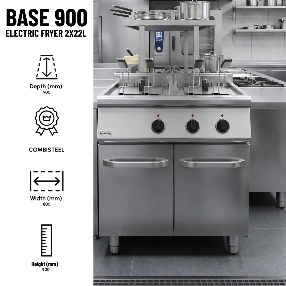 BASE 900 Electric Fryer 2x22L
