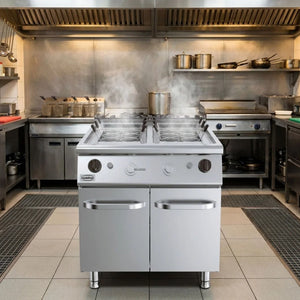 Base 900 Gas Pasta Cooker Twin Tank