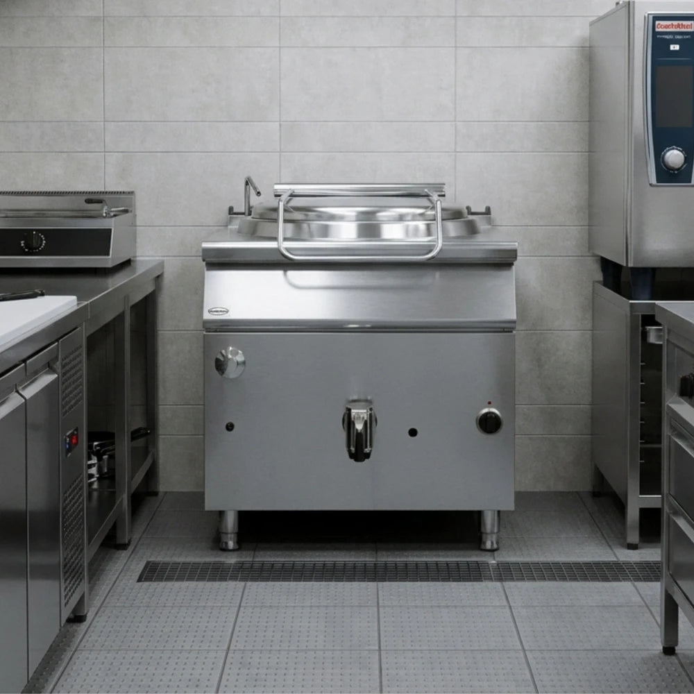 Base 900 Gas Boiling Pan 150L Indirect Heat