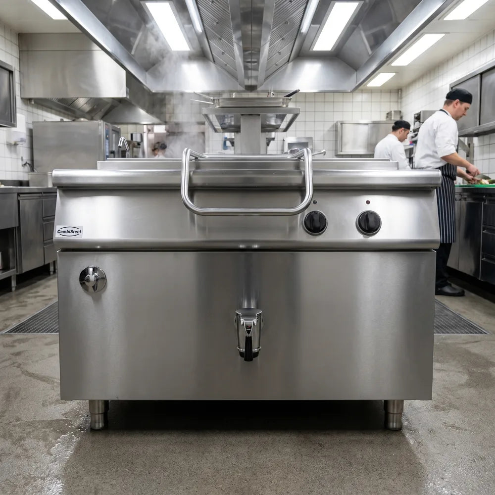 Base 900 Electric Boiling Pan 250L Indirect Heat