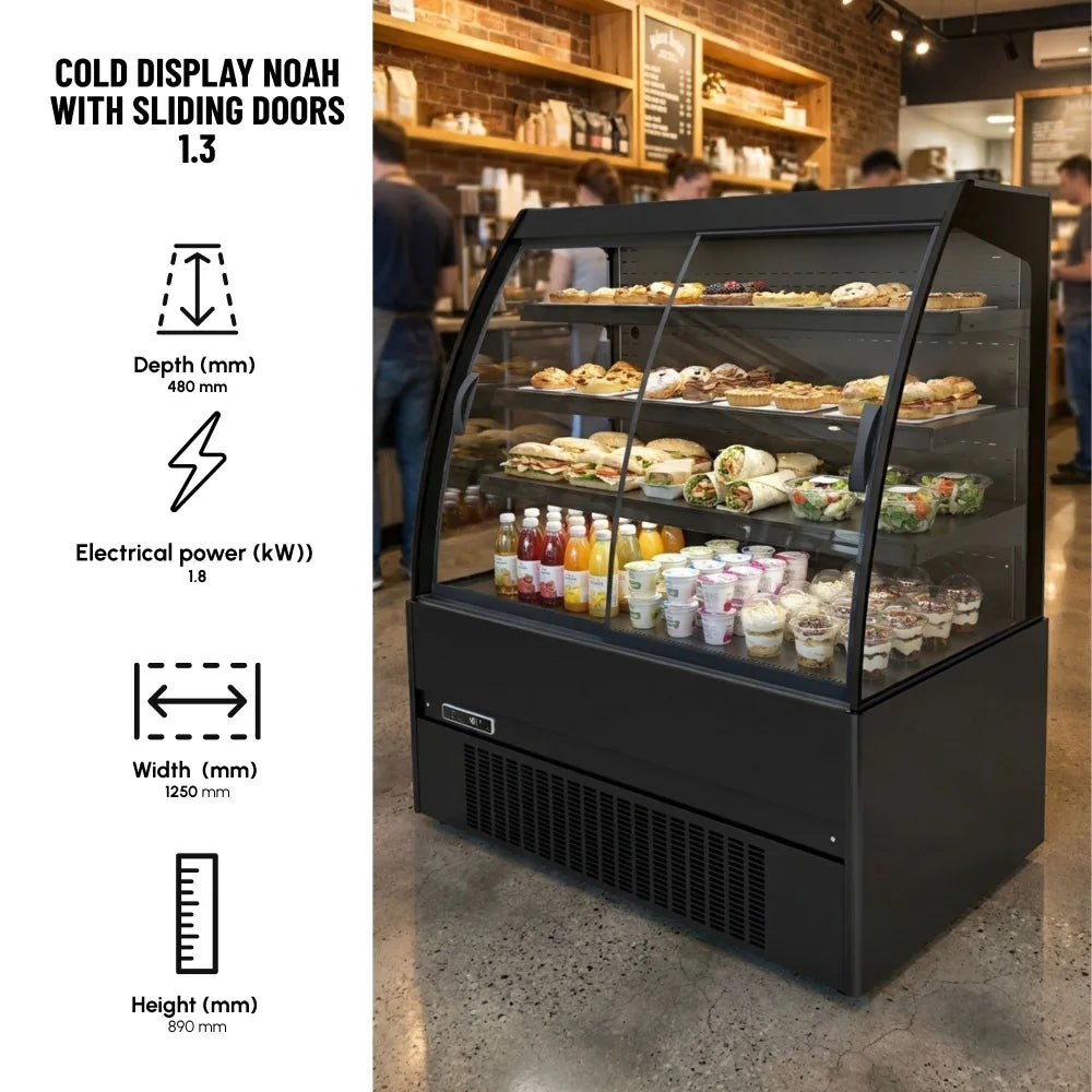 Cold Display Noah with Sliding Doors 1.3