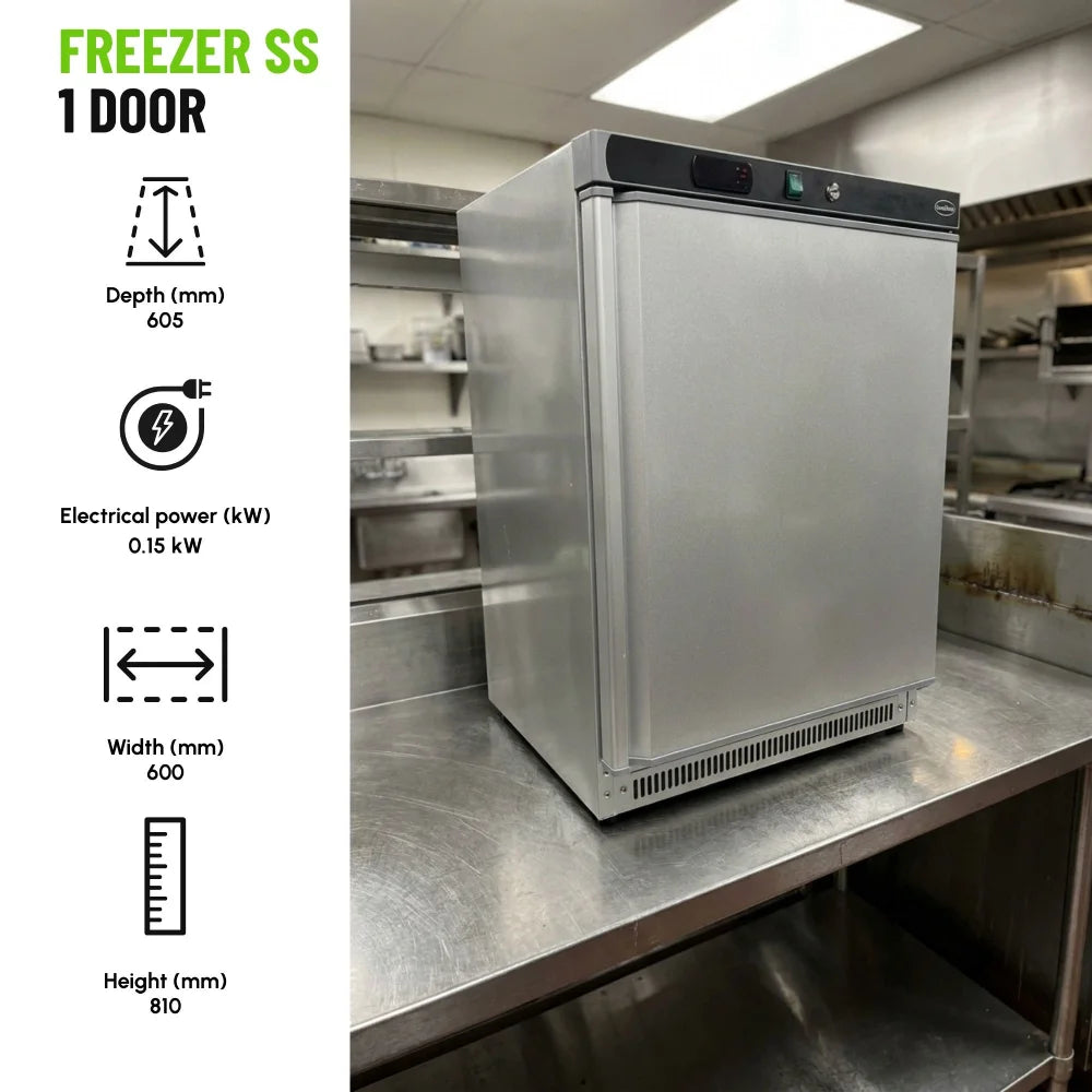 1 Door Stainless-Steel 101L Tabletop