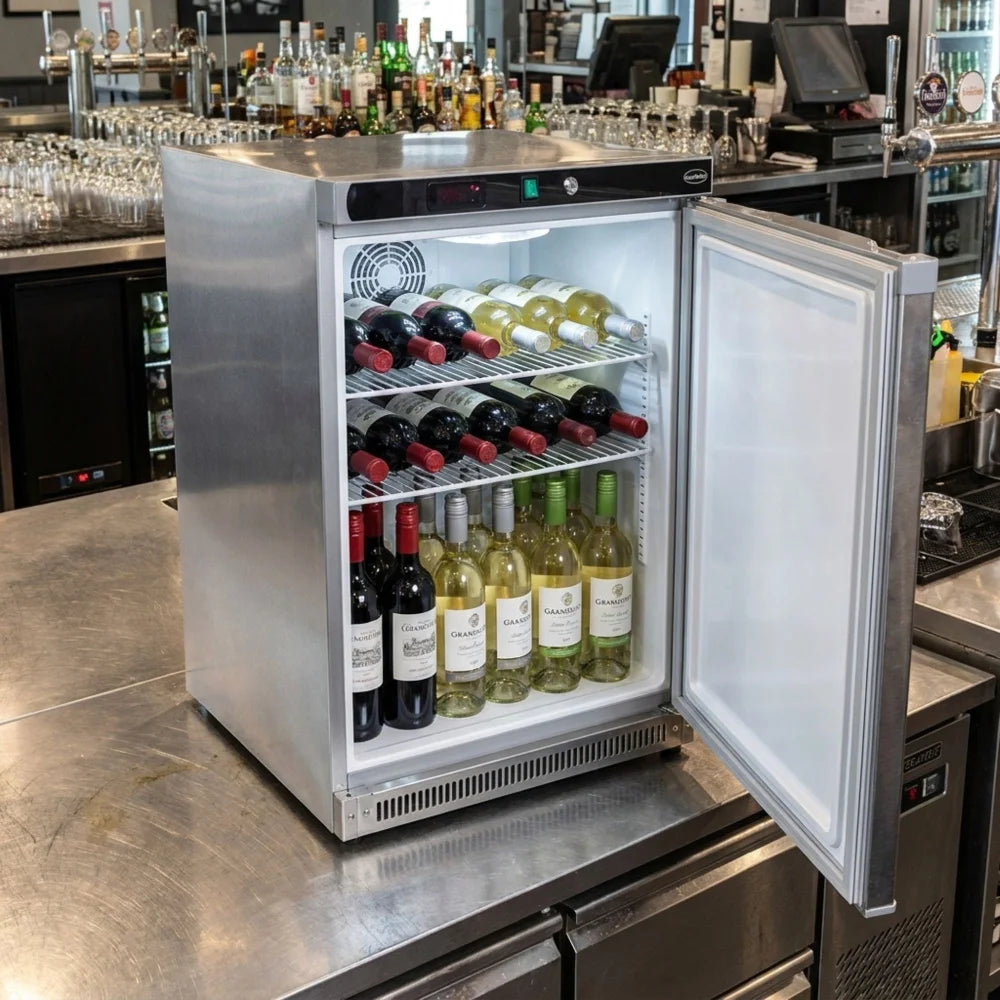 1 Door Stainless-Steel 101L Tabletop