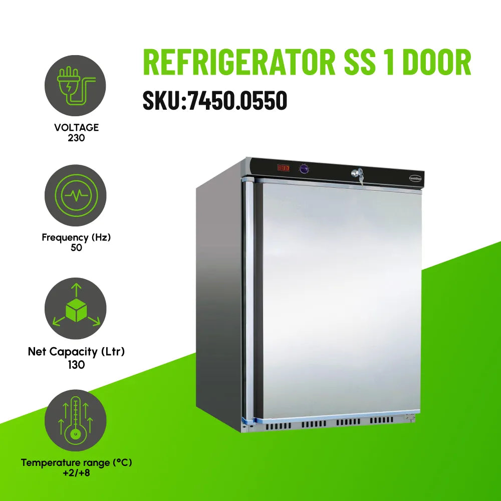 Refrigerator SS 1 Door 130L