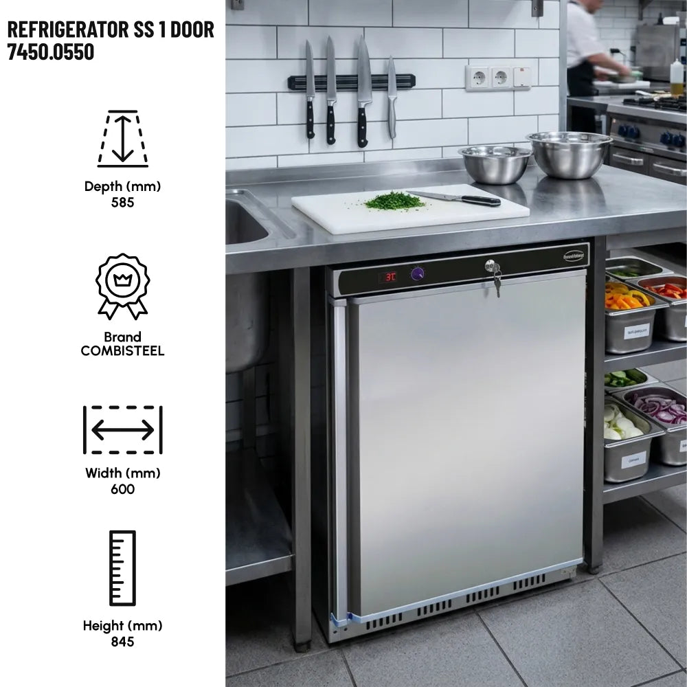 Refrigerator SS 1 Door 130L