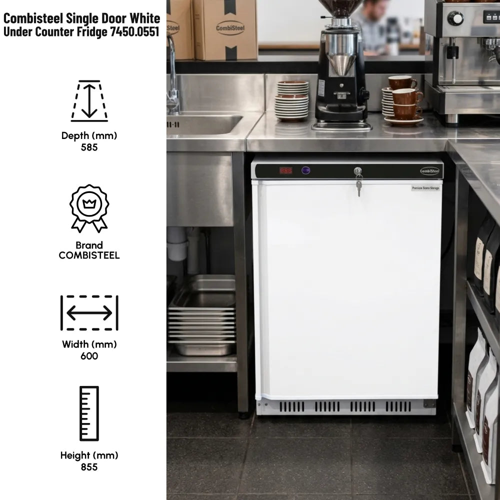 Refrigerator White 1 Door 130L