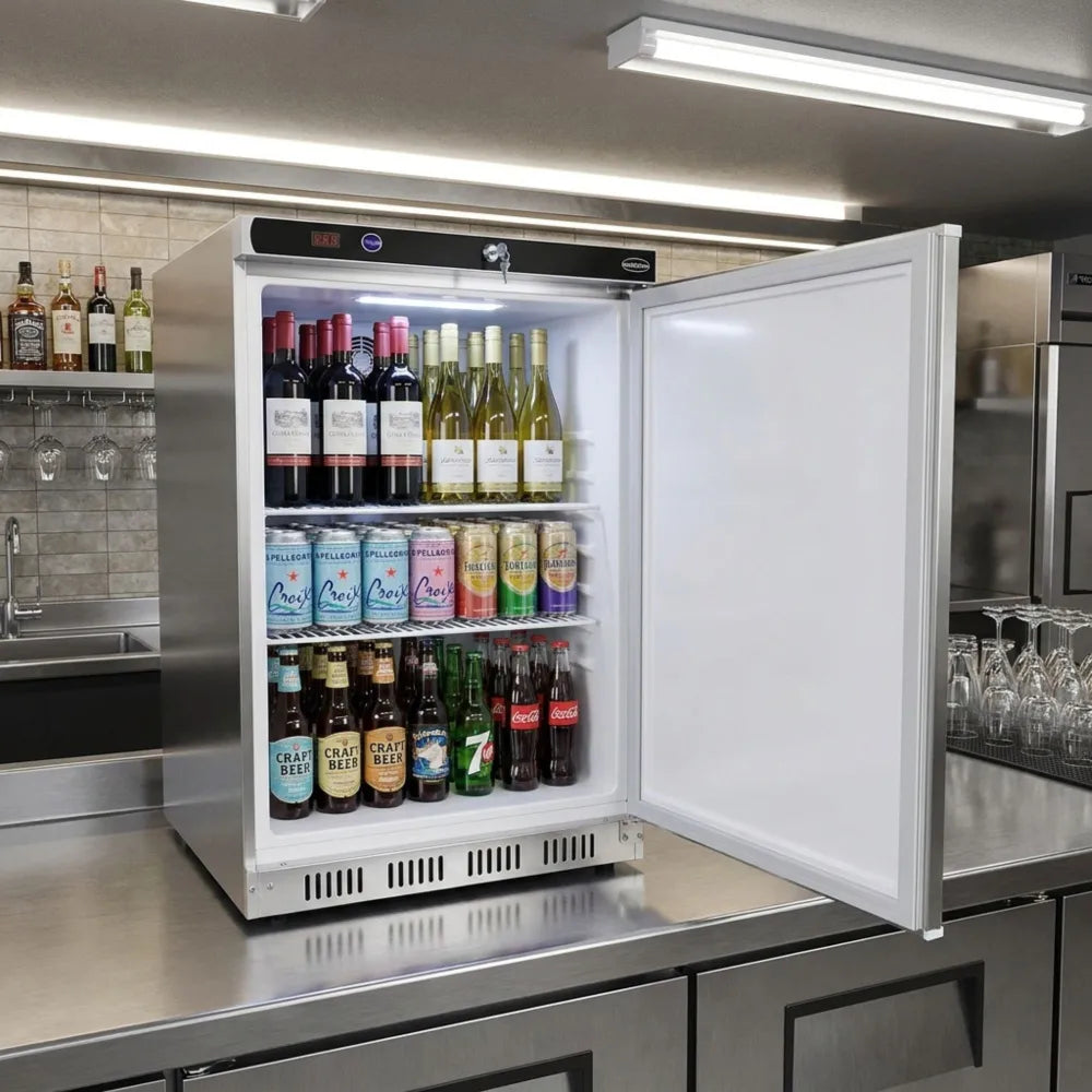 White 1 Door 130L Solid Door Cabinet
