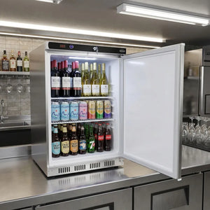 White 1 Door 130L Solid Door Cabinet