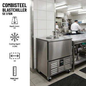 Stainless-Steel Blast Chiller 5X 1/1GN