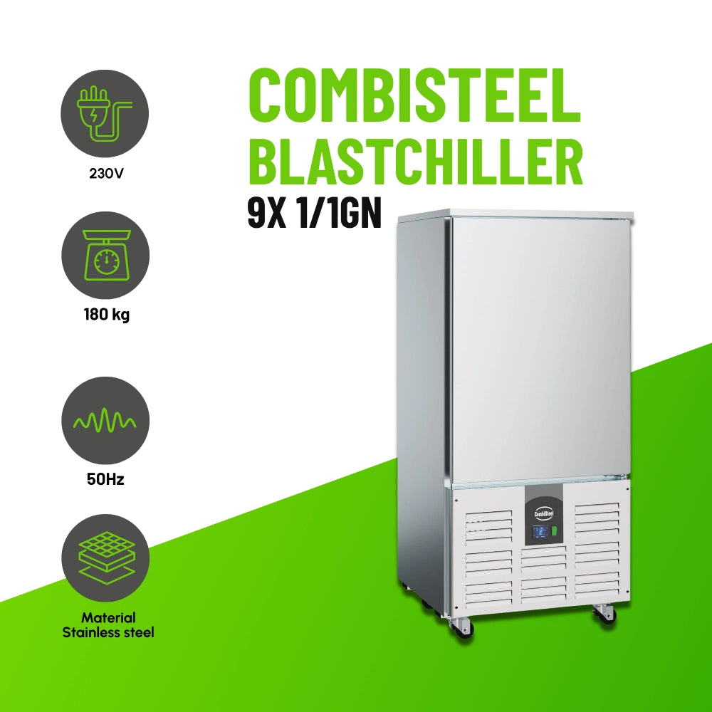 Stainless-Steel Blast Chiller 9x 1/1 GN
