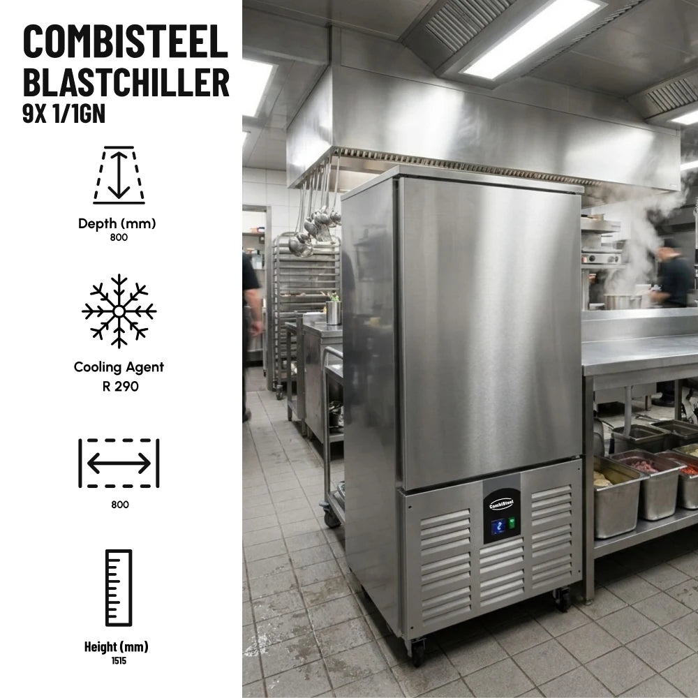 Stainless-Steel Blast Chiller 9x 1/1 GN