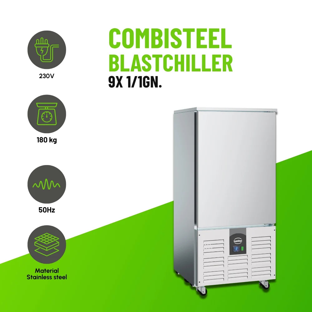 Stainless-Steel Blast Chiller 9x 1/1 GN