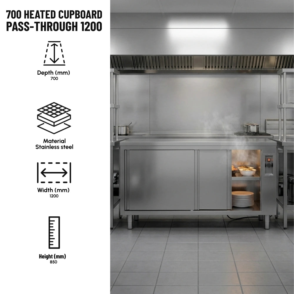 700 Heated Pass-Through Cupboard 2000
