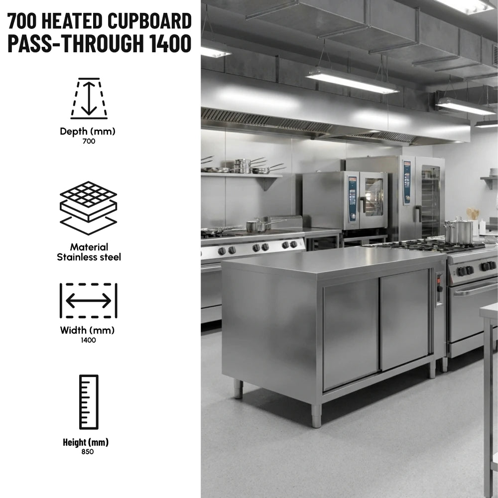 700 Heated Pass-Through Cupboard 1800
