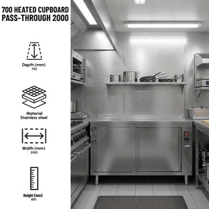 600 Heated Pass-Through Cupboard 1600