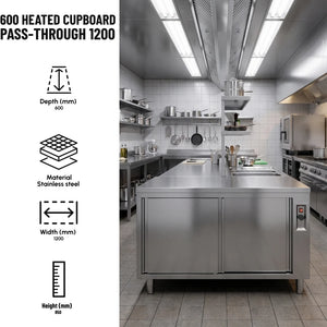 700 Heated Pass-Through Cupboard 1200