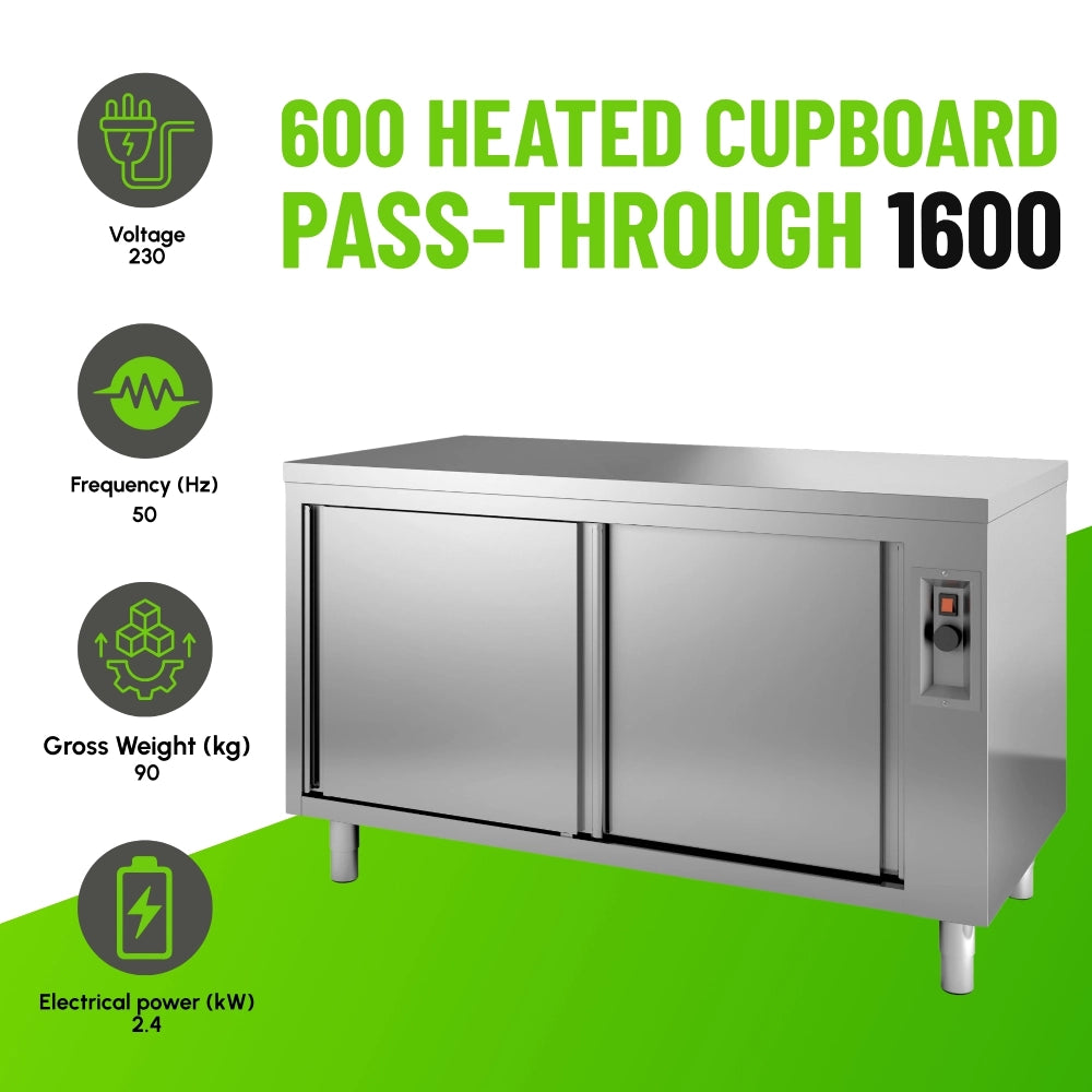 600 Heated Pass-Through Cupboard 1200