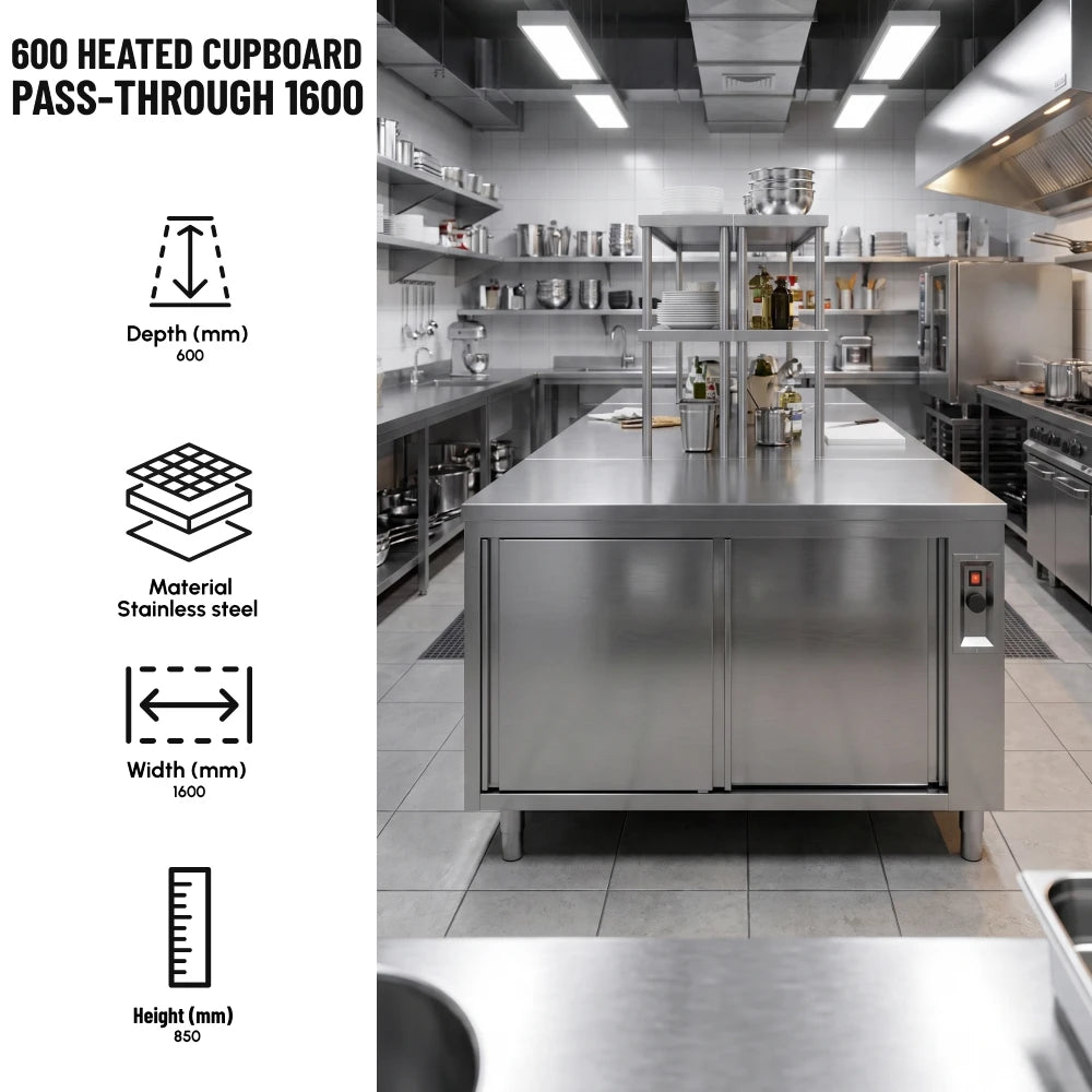 600 Heated Pass-Through Cupboard 1200