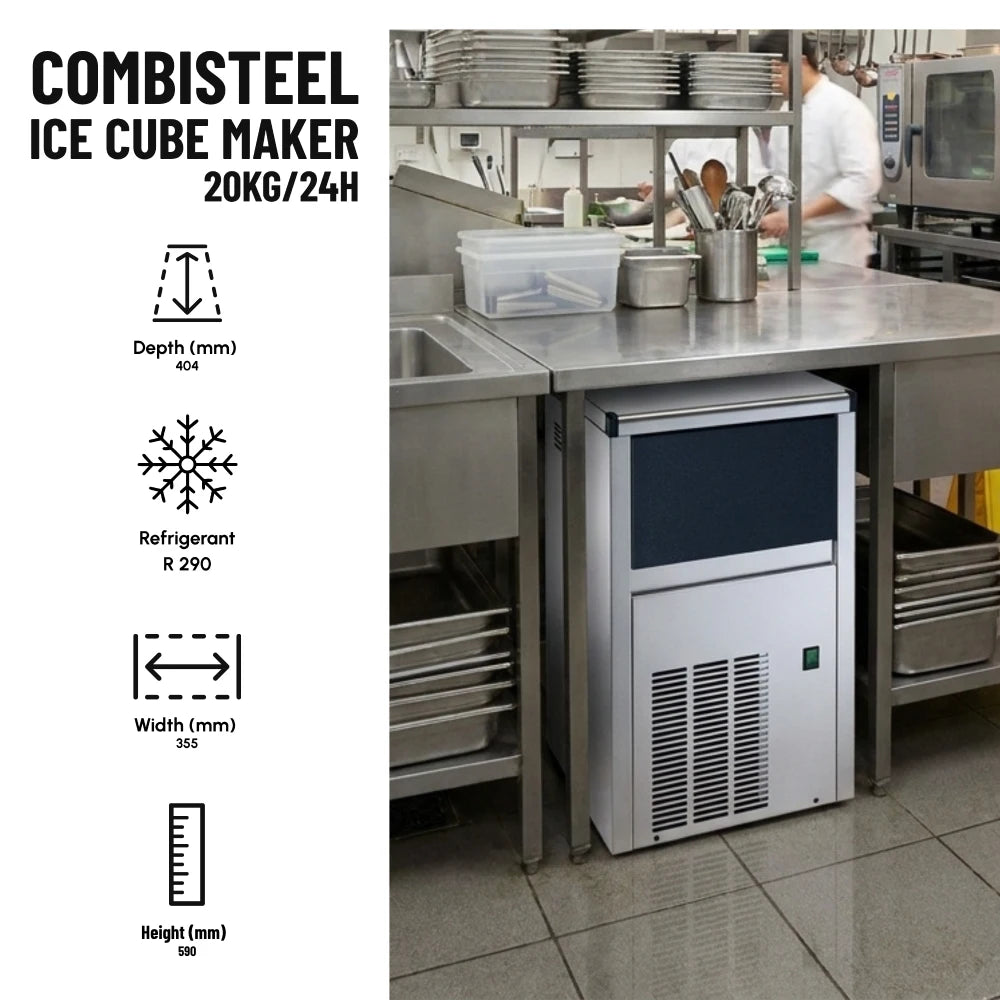 Ice Cube Maker 20kg/24h Air-Cooled