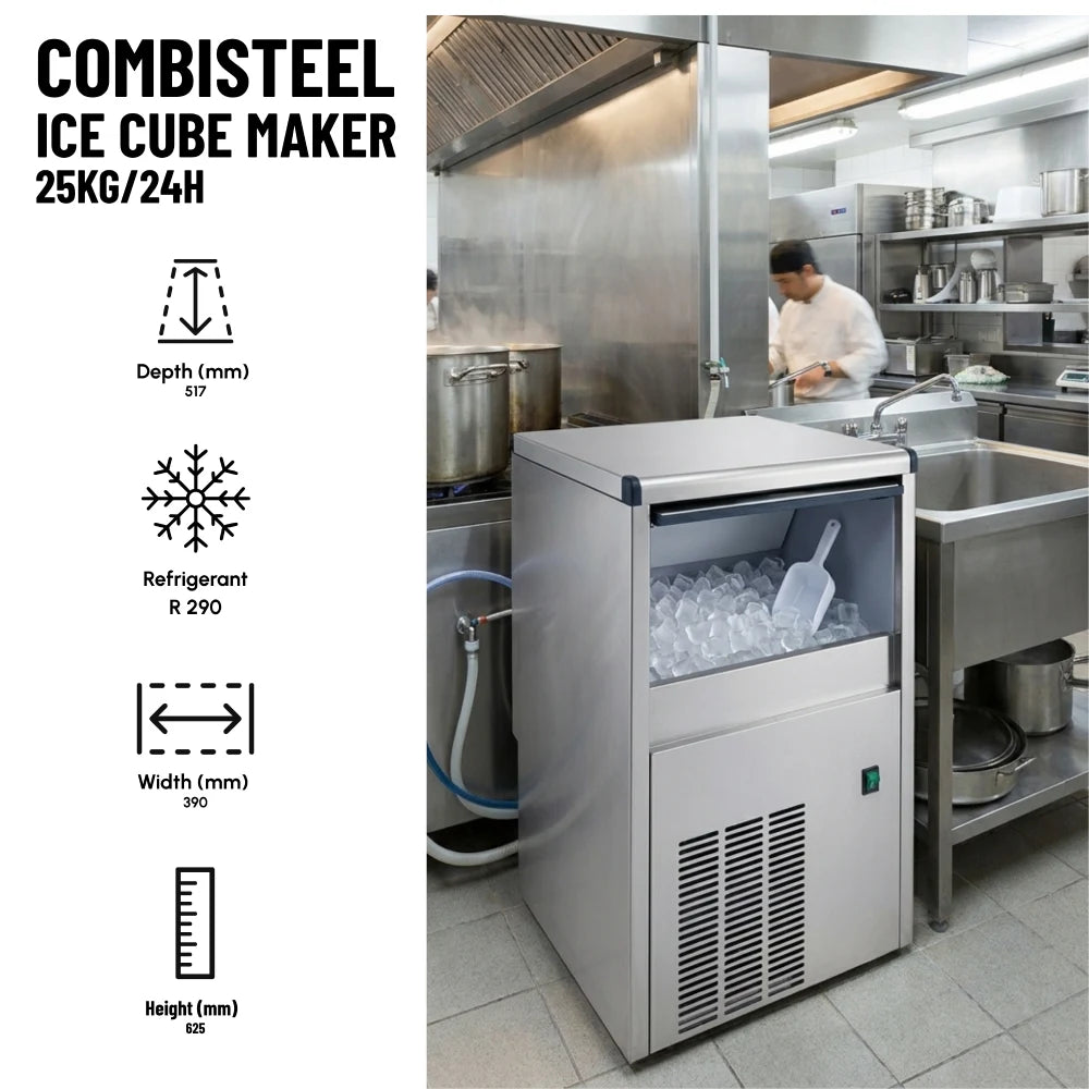 Ice Cube Maker 25kg/24h Air-Cooled