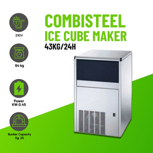 Air-Cooled Ice Cube Maker 43kg/24h