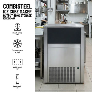 Ice Cube Maker 100kg/24h