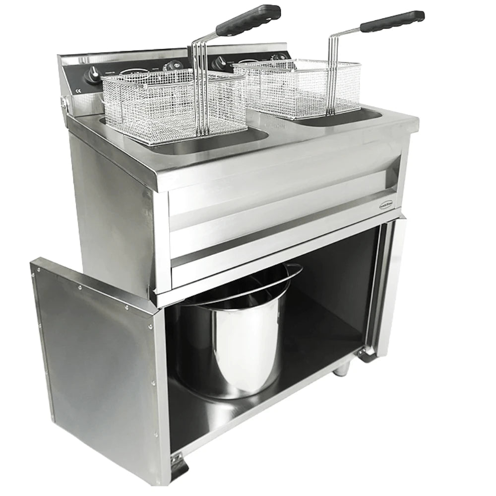 Electric Fryer 2x9L, Twin Tank