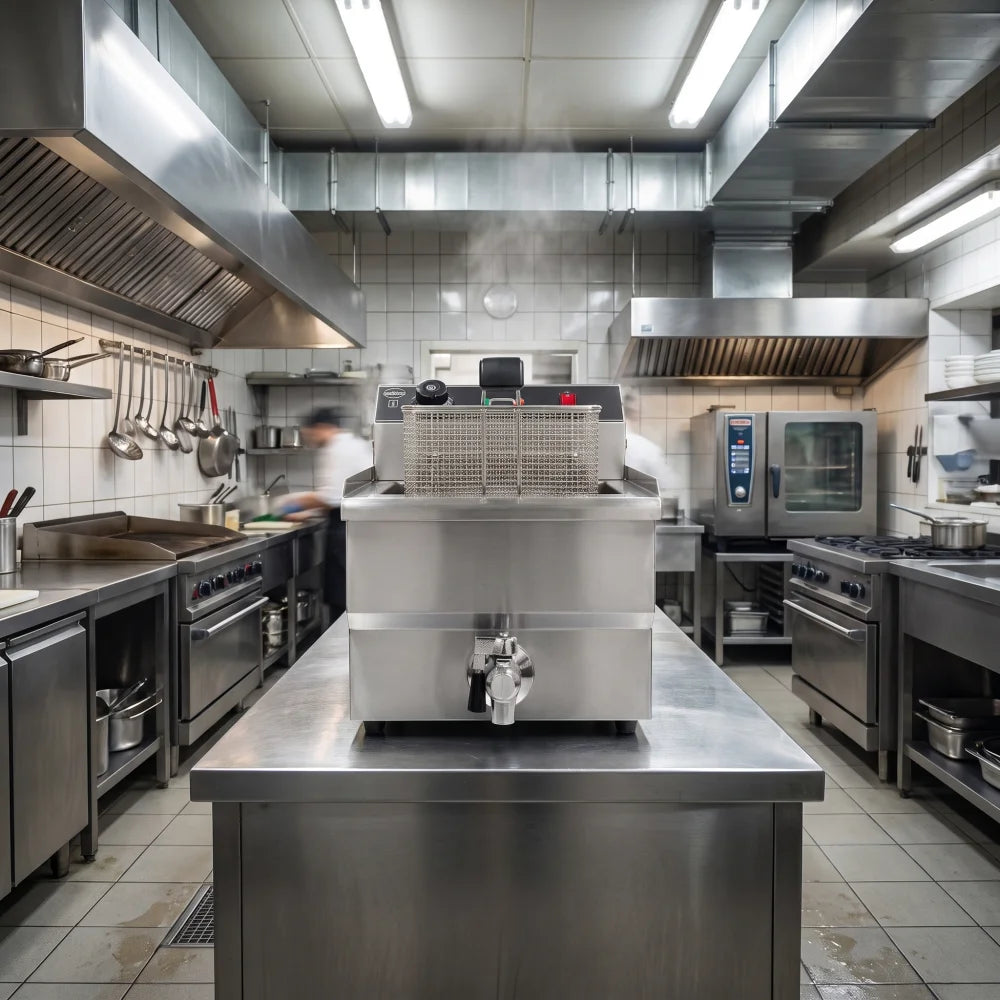 Electric Counter Fryer 1x8L